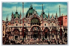 Church of San Marco Venice Italy UNP Unused DB Postcard G18 picture