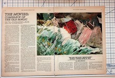 1972 Saturday Evening Post Poseidon Adventure Queen Mary Article Print Ad picture