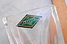 Shannon Crystal Designs of Ireland Heavy Crystal  Glass Vase 8”H picture