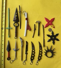 NARUTO Anime Style Knife Prop Set Varied Styles Including Stars picture