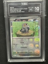 Pidove  Pokemon Black Bolt Master Ball Reverse Holo TAG 10 PSA #071/086 picture