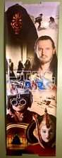 HUGE 6’ FT Star Wars Phantom Menace Episode One VINYL STORE BANNER DISPLAY 1999 picture