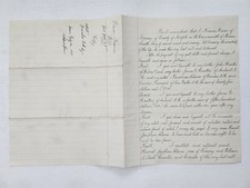 1877 antique FRANCES WASON quincy ma HANDWRITTEN WILL orig copy genealogy picture
