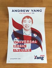 Andrew Yang Official 2020 President Campaign Universal Basic Income Poster 11x17 picture