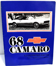 1968 Chevrolet Camaro Illustrated Facts Feature Specification Manual Brochure 68 picture