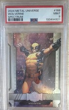 Marvel 2024 Metal Universe SkyBox Wolverine Spectrum #168 PSA 9 Top Pop 1/0 picture