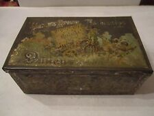 VTG IMPERIAL RUSSIAN LITHO TIN BOX -100+ YEARS OLD - 8