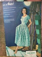1948 Womens Dan River Fabric Dan River Fabric Dress Out Of Haiti Vintage Ad picture