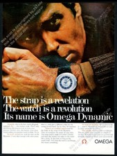 1968 Omega Dynamic watch photo vintage print ad picture