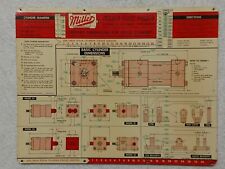 Miller Fluid Power Certified Dimensions Stock Cylinder Calculator Slide Rule  picture