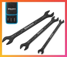 12 Sizes 3mm Ultra-Slim Open End Metric Thin Wrench Set For Tight Spaces Tools picture