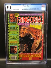Fangoria Magazine #112 5/92 - Hellraiser Ill: Hell on Earth - Pinhead - CGC 9.2 picture