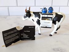 Cow Parade Front Range Figurine #7742 Denver 2007 Exhibit w/tag Retired Rare picture