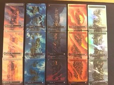 MTG Reality Fracture 15 basic lands picture