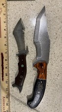 Hunters Holiday #4 Double Pack Custom Hunting Knives w/Sheaths picture