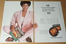 1991 advertising - DIAHANN CARROLL Healthy Choice frozen foods dinner Print AD picture