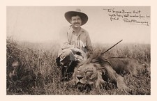 Ernest Hemingway Signed Autograph RPPC Photo Postcard COPY picture