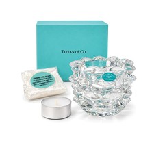 Tiffany & Co. Rock Cut Votive Candle Holder New in Blue Box Made in Germany picture