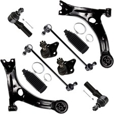 10pc Set Front Suspension Kit Lower Control Arm Lower Ball Joint Outer Tie Rod. picture