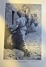 1907 Magazine Illustration W. Herbert Dunton Cowboy Horse picture