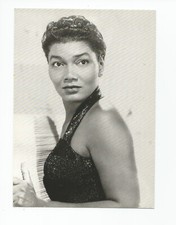 Postcard: Pearl Bailey, 1950s - singer, actress, comedian; Black Americana picture
