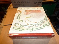Fitz And Floyd Moon Beams Canape Plate - Christmas Angel w/ Star - 9