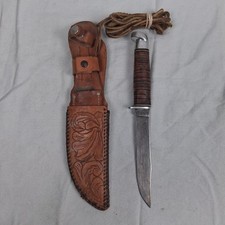 Vintage Orig Western West-Cut K-1 Hunting Knife 1950's Era Boulder Colo USA picture