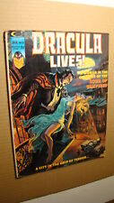 DRACULA LIVES 10 PAINTED COVER ART CREEPY EERIE VAMPIRELLA picture