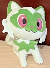 New Sprigatito 13” Plush Round 1 Exclusive NWT Pokemon Licensed - US Seller picture