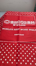 Vintage Osh Kodh B’Gosh Union Made Handkerchief World’s Best Work Wear New picture