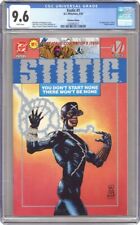 Static #1 - 1993 - CGC 9.6 - Platinum Edition - 1st Appearance of Static picture