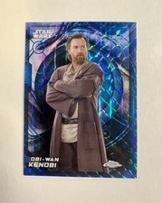 2026 Topps Chrome Star Wars Obi-Wan Kenobi Characters Blue Geometric #1 picture