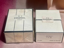 Vtg Chanel No.5 Paris Pure Perfum Extrait T.P.M. Black Cord Sealed Intact 1/2oz picture