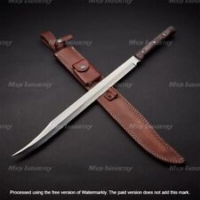 Hand Forged D2 Steel Hunting Short Sword Machete Knife Full Tang Sword W/Sheath picture