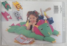 Pattern #3721 Butterick UNCUT 1994 Four Animal Pals Pillow Covers USA 20