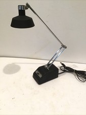 VINTAGE Mobilite Transformer Powered Articulating Black Desk Lamp Light Model 95 picture
