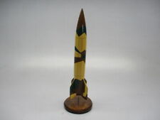 V-2 Von Braun Ballistic Missile Desktop Mahogany Kiln Dried Wood Model Small New picture