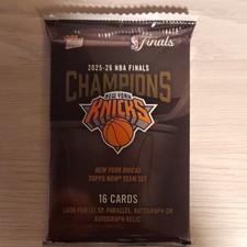 Topps Now Team Set New York Knicks NBA Finals 2025-26 Booster 16 Cards picture