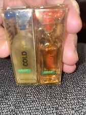 RARE Vintage 1990s Benetton Cold & Hot UNISEX Mini Perfume Italy 5.5ml .18fl.oz picture