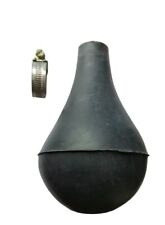 Rubber Black Bulb for Brass Car Taxi Horn 6ins = 15cm x 4ins = 10cm picture
