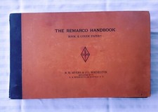 Rare Circa 1930 R.M. Myers Rochester NY Remarco Papers Salesman Sample Book picture