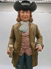 Vintage Ezra Brooks Whiskey Decanter 1981 William Penn By Heritage China picture