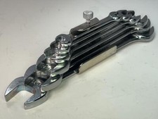 NOS 1960's Gray Canada 6pc Double End Wrench Set 5/16