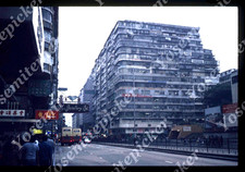 sl11  Original slide 1982 Hong Kong street scene buses McDonalds 753a picture