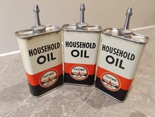 NOS Vintage FLYING A LEAD TOP Household OIL CAN Handy Oiler TIDE WATER VEEDOL picture