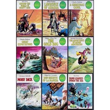 King Classics 9X Comic Lot #3 8 9 11 13 14 17 21 24 Moby Dick Christmas Carol picture