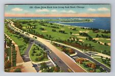 Chicago IL-Illinois, Outer Drive North From Irving Park, Vintage c1953 Postcard picture