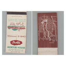 Matchbook Cover Dohl's Morton House Morton Grove IL picture
