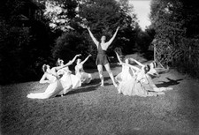 Ted Shawn american dancer choreographer with dancers c1920 Old Photo picture