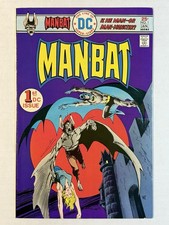 Man-Bat #1 DC 1975 1st Solo Series Batman Appearance Jim Aparo Steve Ditko VF picture